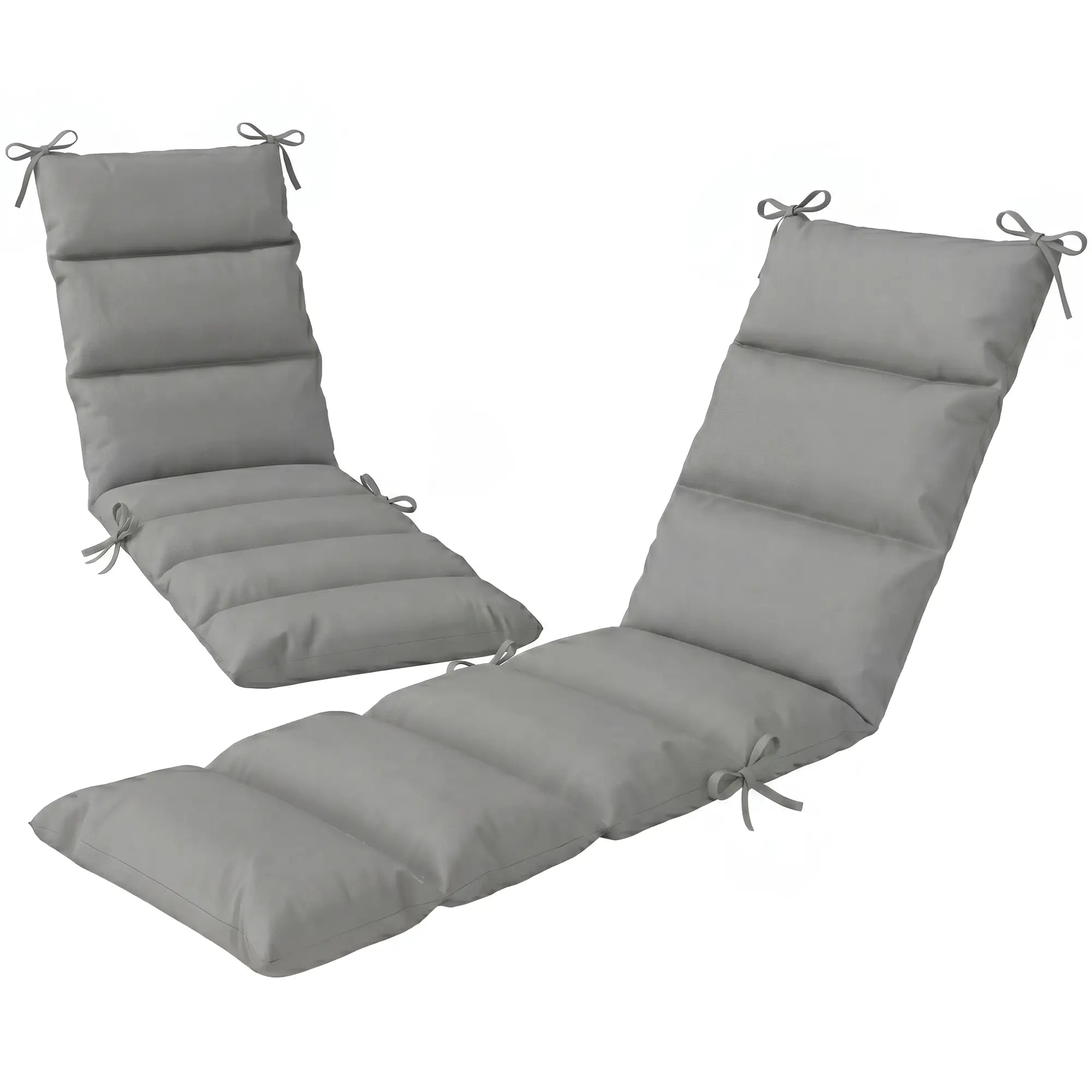 Outdoor Lounge Chair Cushion, Reversible, Zipper, Dark Grey Patio Chair Cushions Dark Grey at Gallery Canada