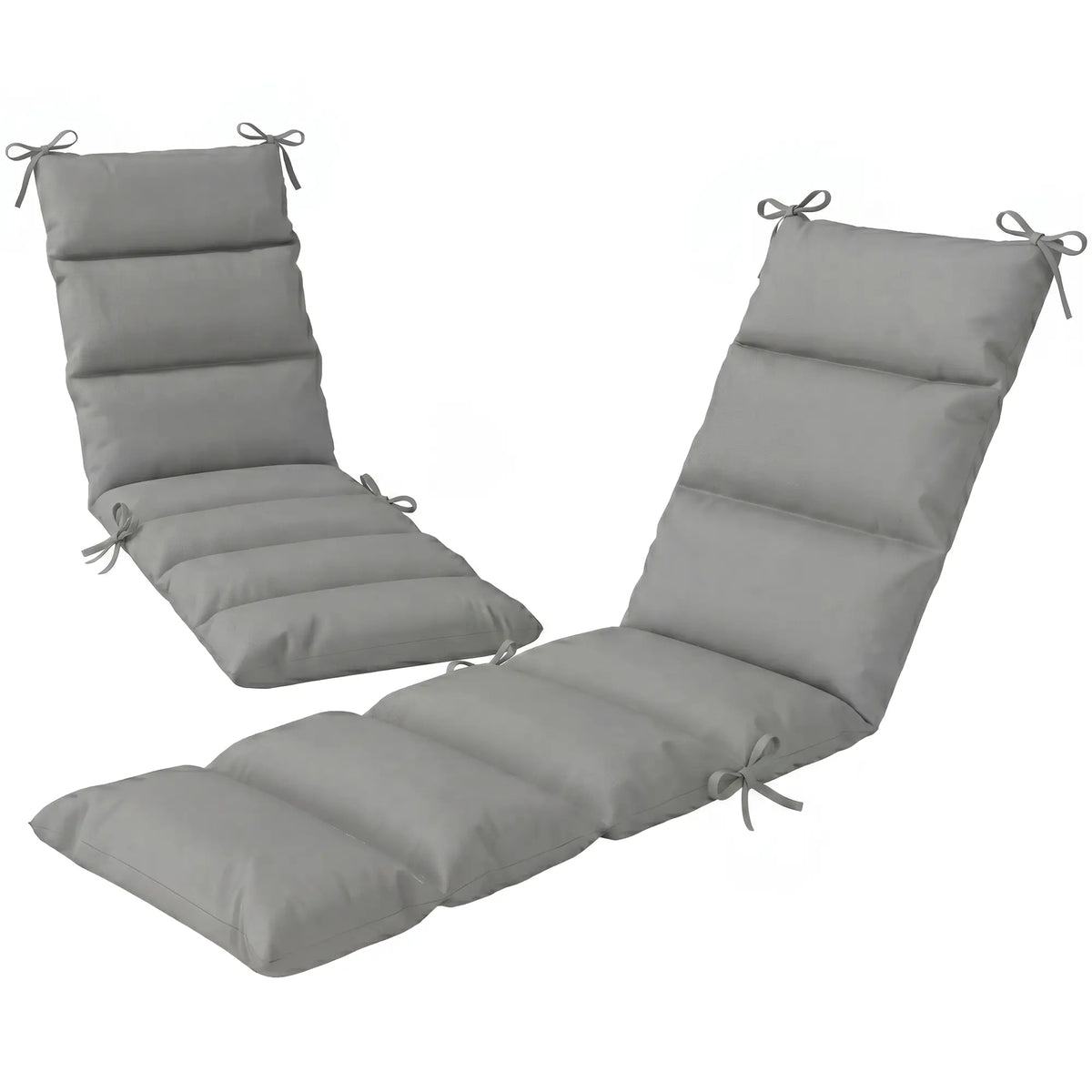 Outdoor Lounge Chair Cushion, Reversible, Zipper, Dark Grey Patio Chair Cushions Dark Grey at Gallery Canada