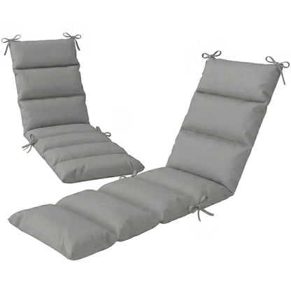 Outdoor Lounge Chair Cushion, Reversible, Zipper, Dark Grey Patio Chair Cushions Dark Grey at Gallery Canada