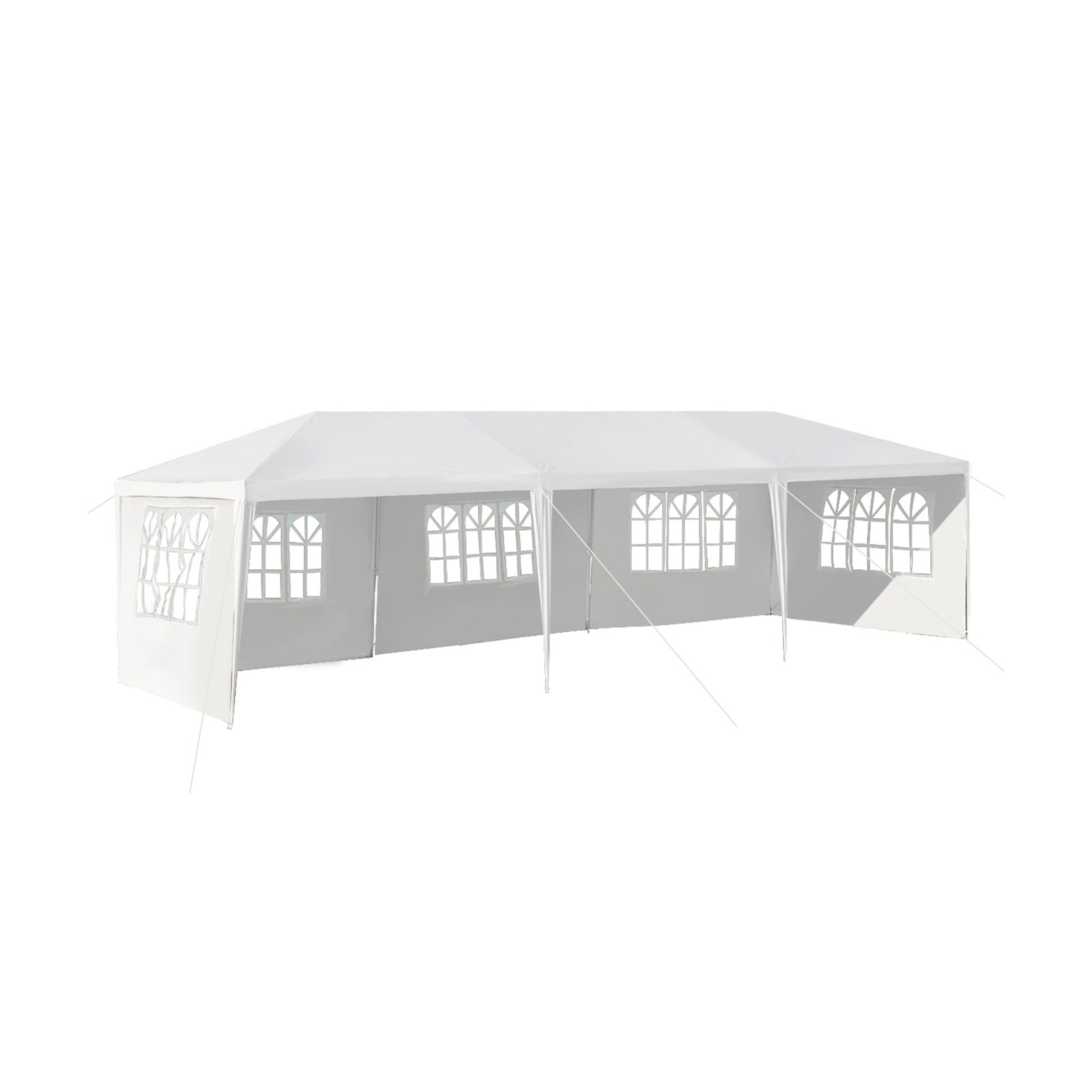 10x30 Feet Canopy Tent, 5 Removable Sidewalls, White Canopies White at Gallery Canada