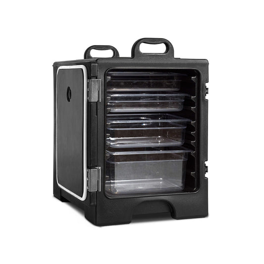 81 Quart End-Loading Insulated Food Pan Carrier, Black Food Warmers & Burners Black at Gallery Canada