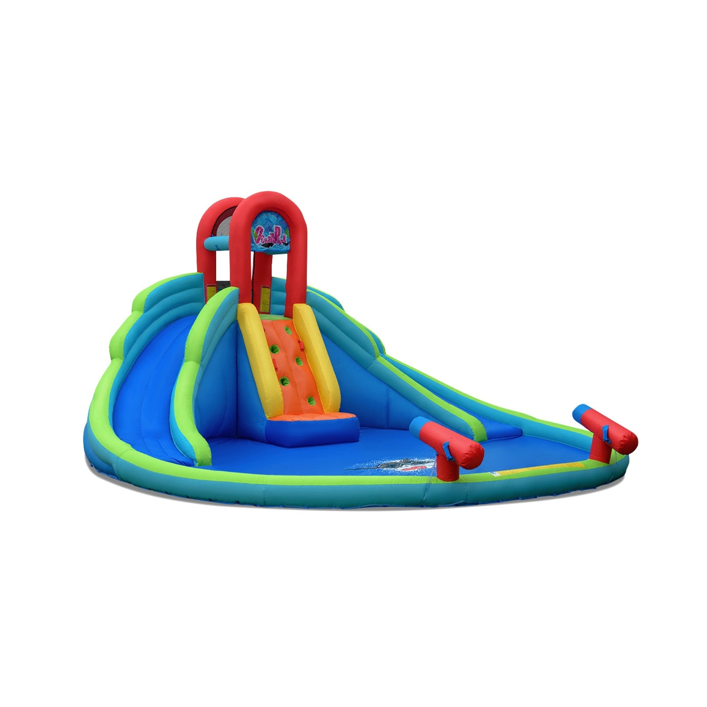 Kids Inflatable Water Slide Bounce House with Carrying Bag Without Blower Bounce House As picture shows at Gallery Canada