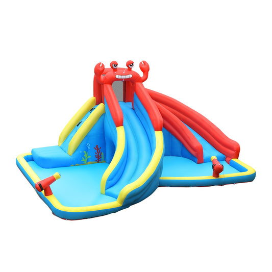 Inflatable Water Slide Crab Dual Slide Bounce House without Blower - Gallery Canada