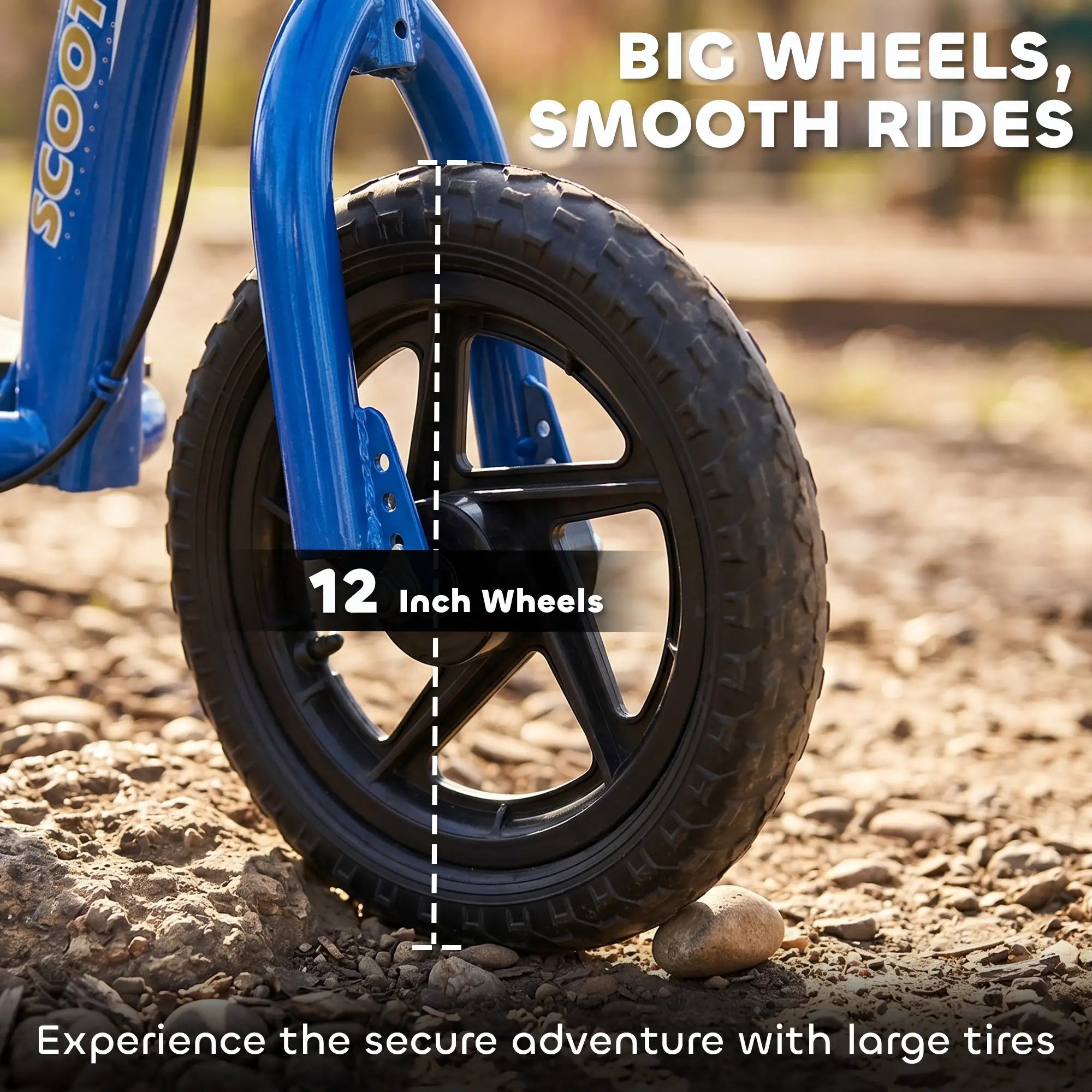 Kids Scooter Bike, 12'' Tire, for 5-12 Year Old, Blue Scooters at Gallery Canada