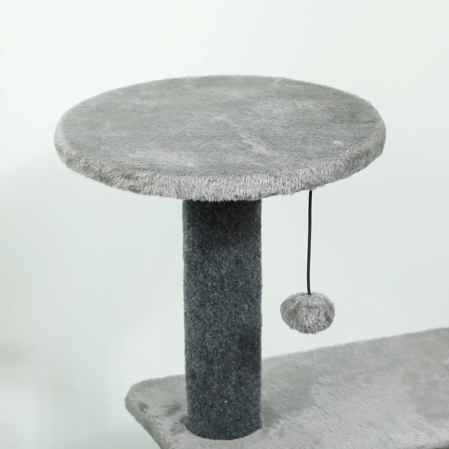Cat Tree Tower, Multi-Level, Sisal Scratching Post, Large 41"H, Grey Compact Towers at Gallery Canada