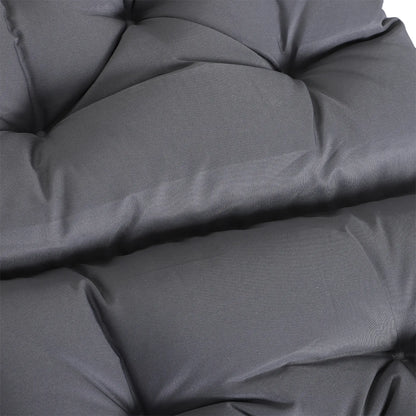 Patio Chair Cushions, Set of 2, 39" x 20" x 3", Dark Grey Patio Chair Cushions at Gallery Canada