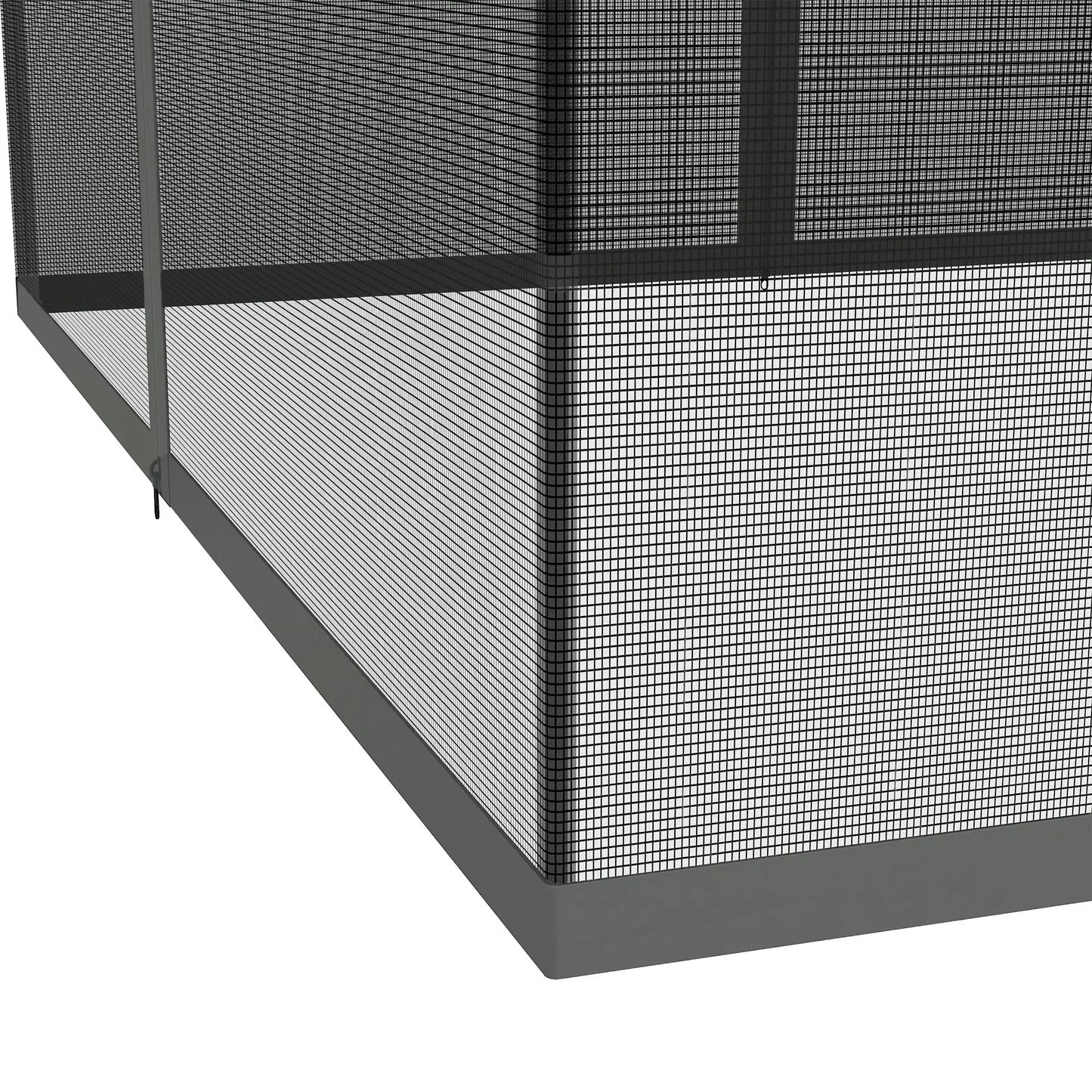 Replacement Mosquito Netting, Gazebo 12' x 12', Black Screen Walls, Zippers, Black Gazebos at Gallery Canada
