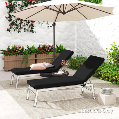 2-Piece Patio Chair Cushions, With Ties, Indoor Outdoor, Black Patio Chair Cushions at Gallery Canada