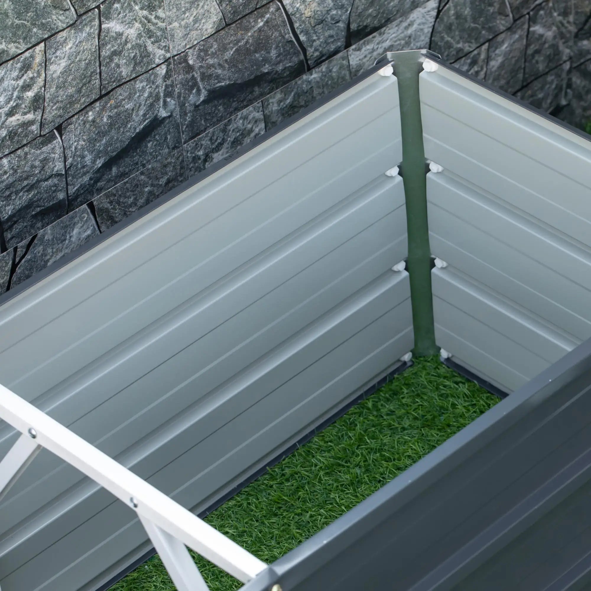 6' x 1.5' x 1.3' Galvanized Raised Garden Bed, Elevated Metal Planter Box, Dark Grey Raised Garden Beds at Gallery Canada