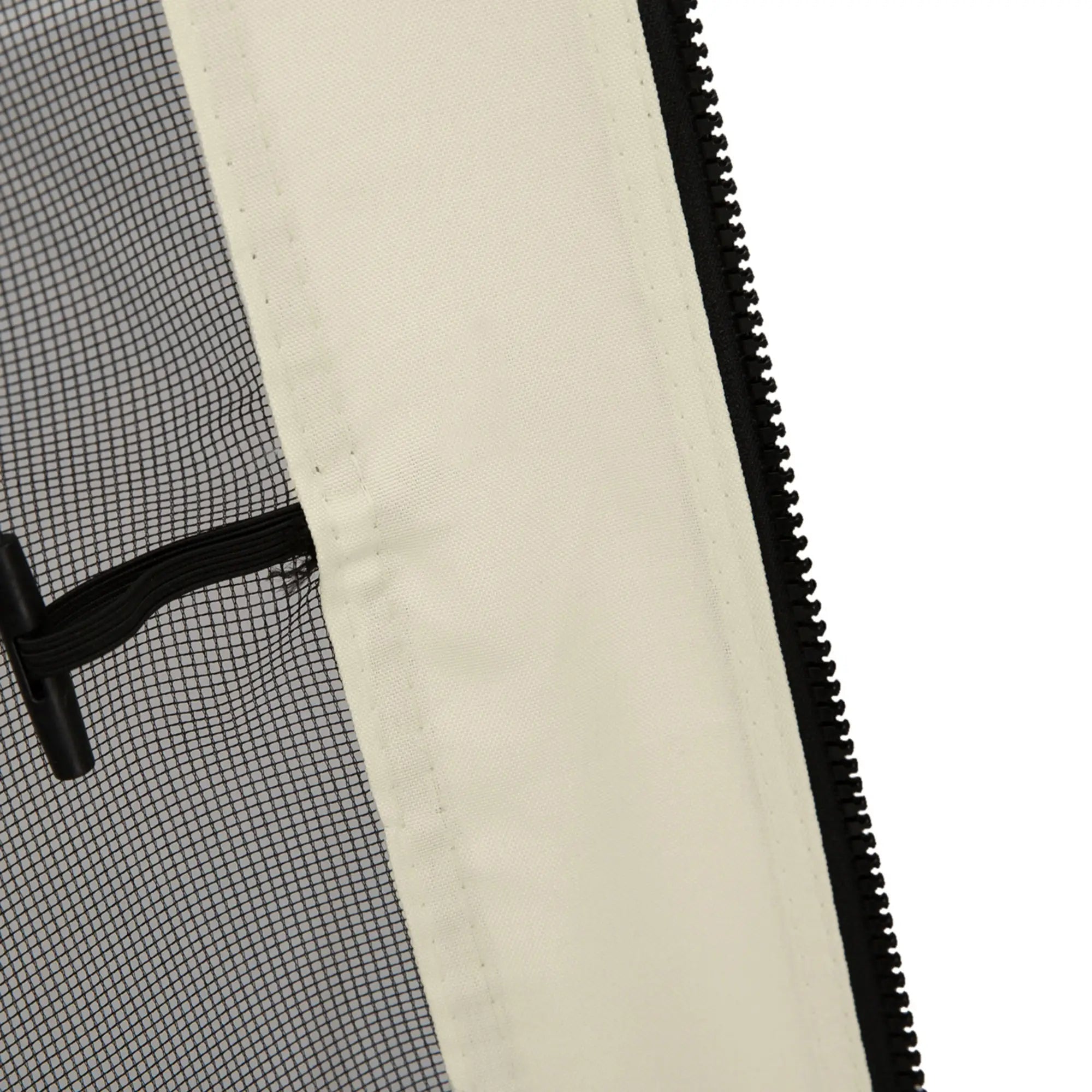 Replacement Mosquito Netting, 10' x 10', Cream White, Black Gazebo Sidewalls at Gallery Canada