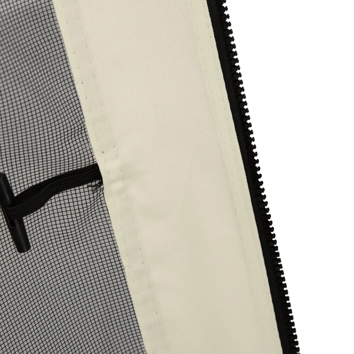 Replacement Mosquito Netting, 10' x 10', Cream White, Black Gazebo Sidewalls at Gallery Canada