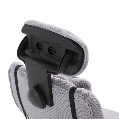 Ergonomic High Back Office Chair, Footrest, Lumbar Support, Grey Executive & Manager Chairs at Gallery Canada