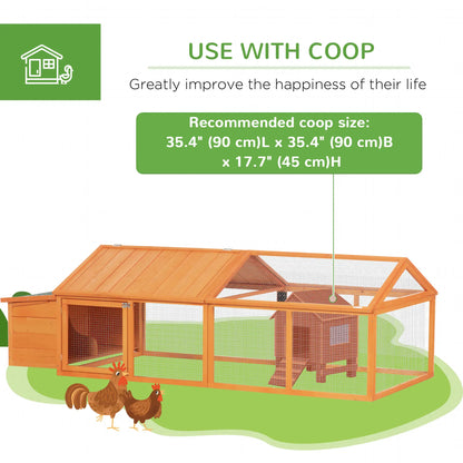 95"L Chicken Coop With Nesting Box, Wooden Roof, Side Door Chicken Coops at Gallery Canada