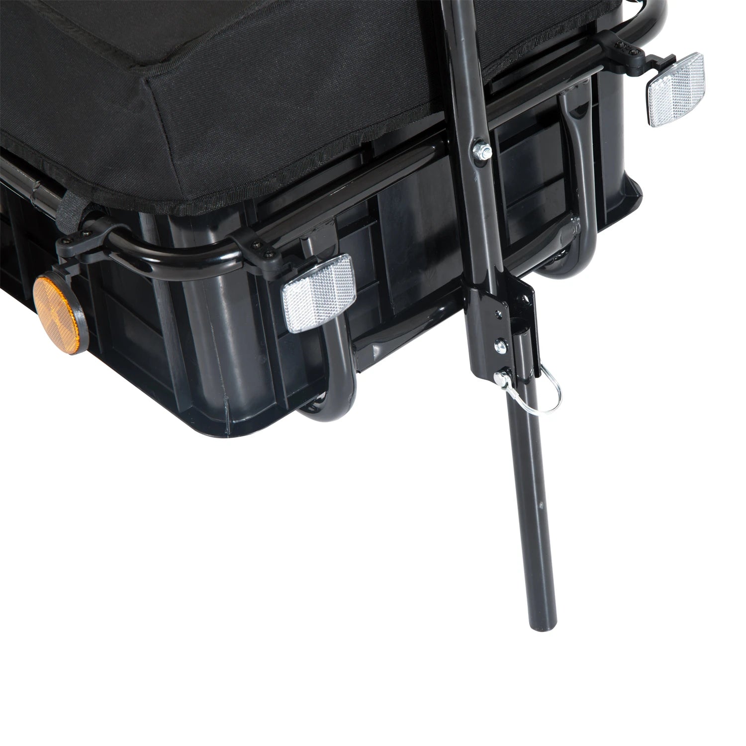 Multi-Functional Bike Trailer, Steel, Large, Black Bike Cargo Trailers at Gallery Canada