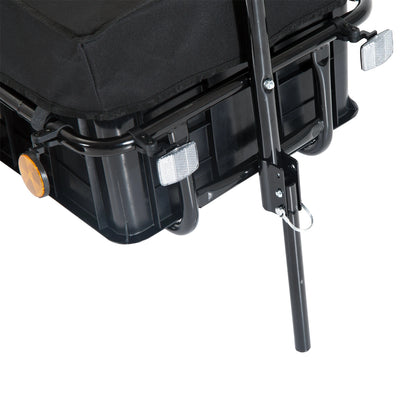 Multi-Functional Bike Trailer, Steel, Large, Black Bike Cargo Trailers at Gallery Canada