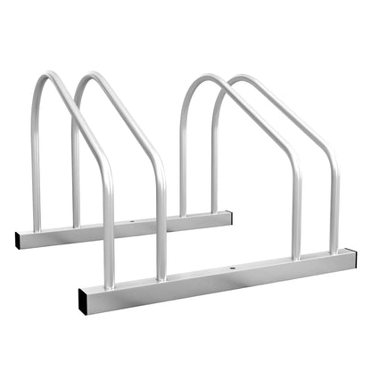 Porte-vélos ajustable pour 2 vélos, support en acier, organisateur de garage, argent