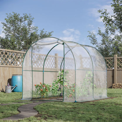 6.6' x 8.2' x 6.6' Dome Tunnel Greenhouse, Transparent Tunnel Greenhouses at Gallery Canada