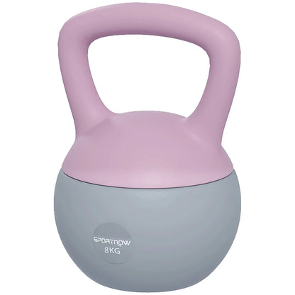 18 lb Kettlebell souple, rempli de sable, violet