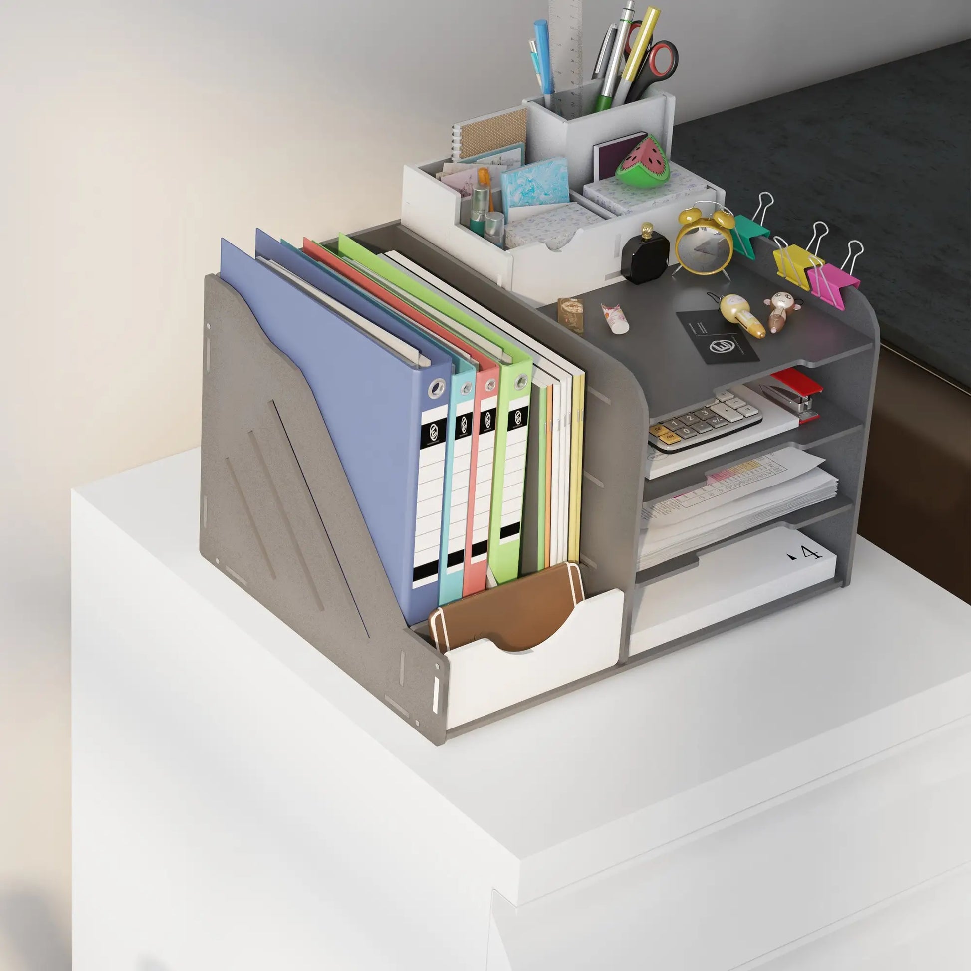 3 Drawer File Cabinet with Lock, Steel, 5 Wheels, Hanging Bar, White Office Cabinets & Cupboards at Gallery Canada