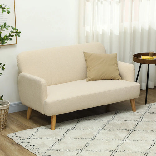Velvet Fabric 2 Seater Sofa, Small Loveseat 8.3
