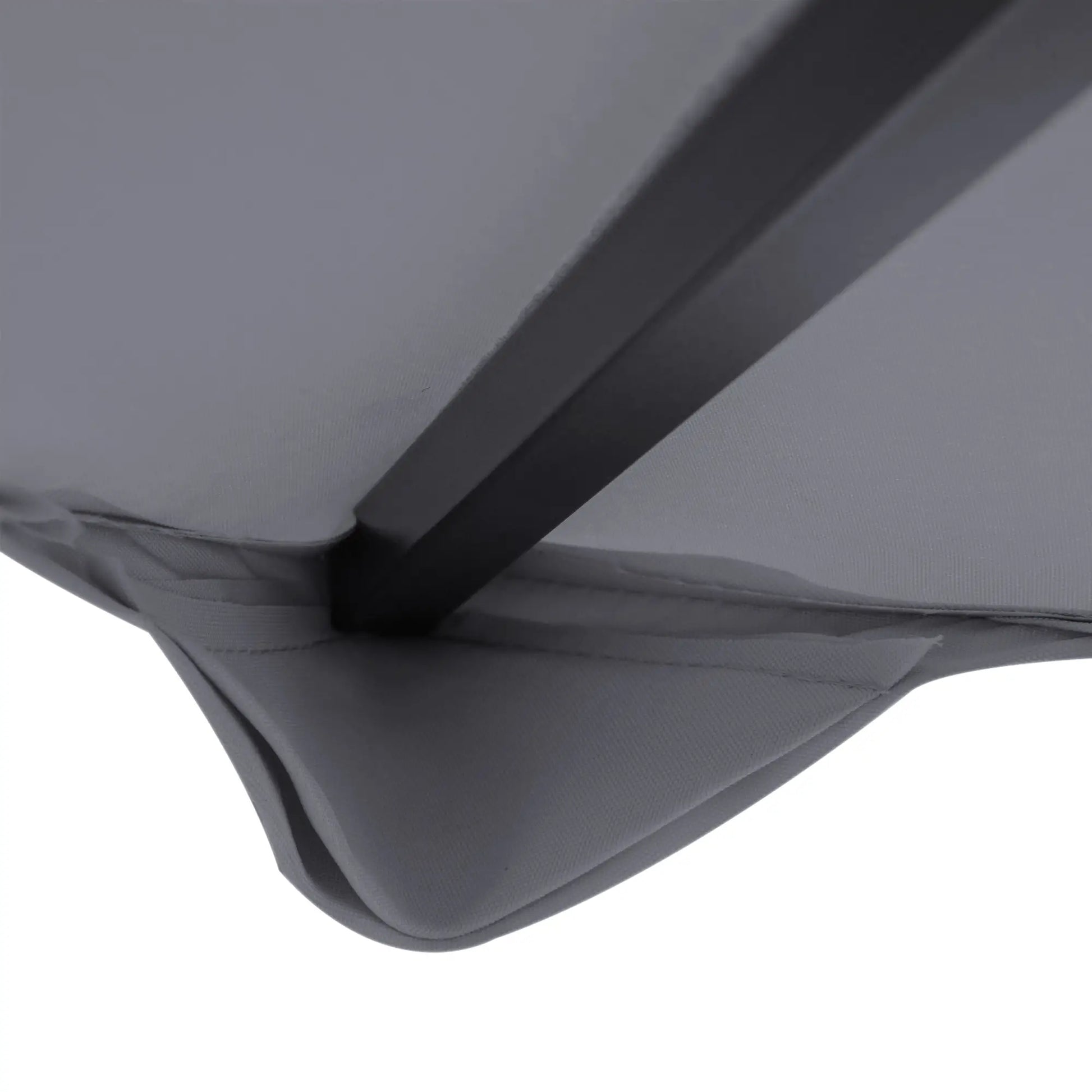 10' x 10' Square 2-Tier Gazebo Canopy Cover, Dark Grey Gazebo Canopy Replacement at Gallery Canada