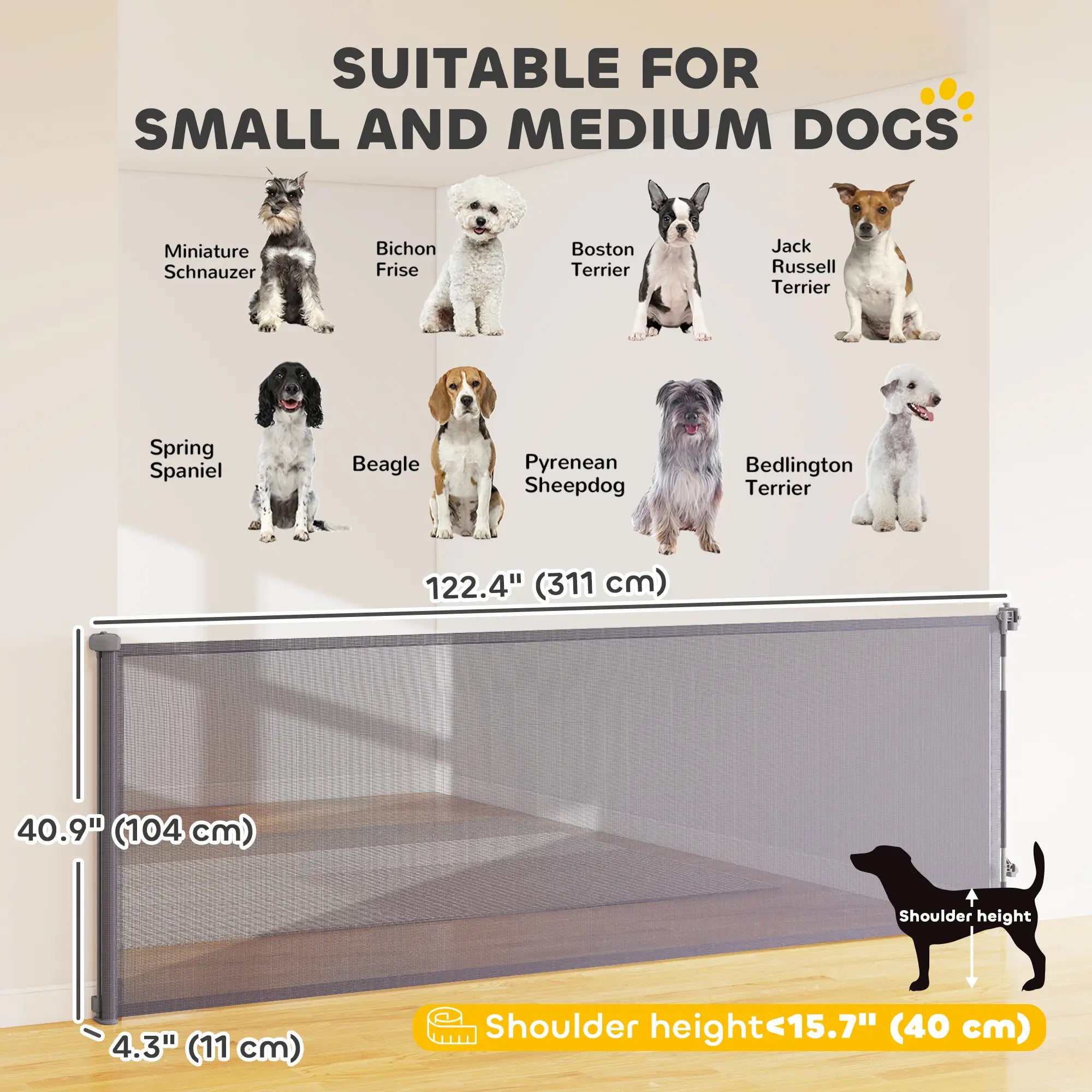Retractable Dog Gate, 41