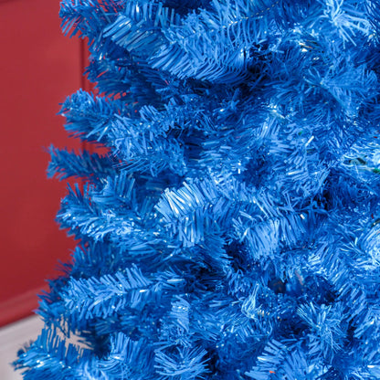 7FT Pencil Christmas Tree, Artificial, Automatic Open, Blue Pencil Christmas Trees at Gallery Canada