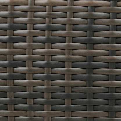 3 Piece Patio Furniture Set With Cushions, Outdoor PE Rattan Wicker, Dark Grey Patio Furniture Sets at Gallery Canada