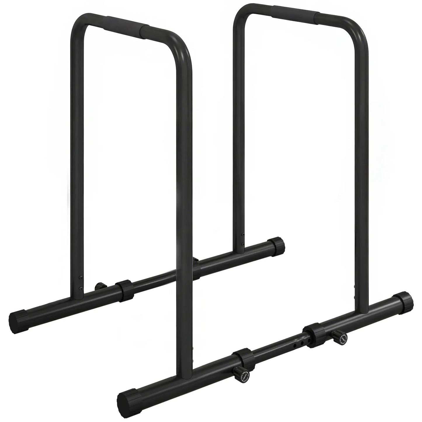 Adjustable Dip Station, Push Up Bars, 6 Width, 2 Height Levels More-Strength Training Equipment Black at Gallery Canada