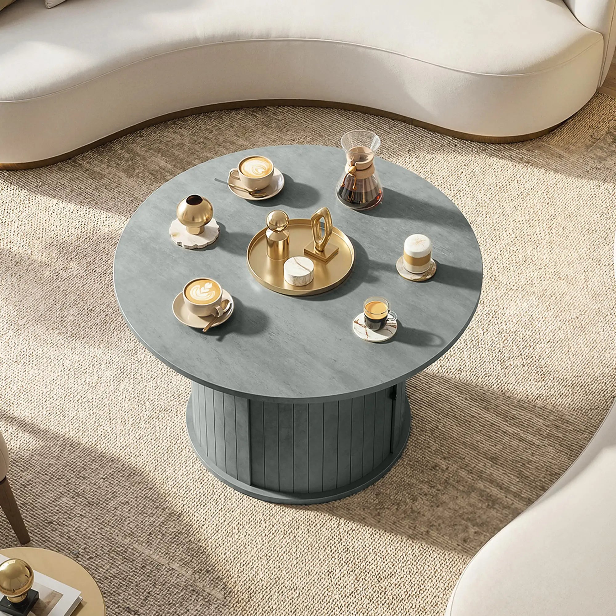 Round Coffee Table, 31.5