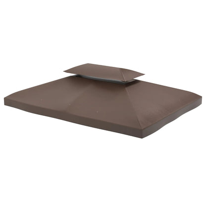 13' x 10' Gazebo Replacement Canopy, 2 Tier Top, UV Cover, Top Only, Brown Gazebo Canopy Replacement at Gallery Canada