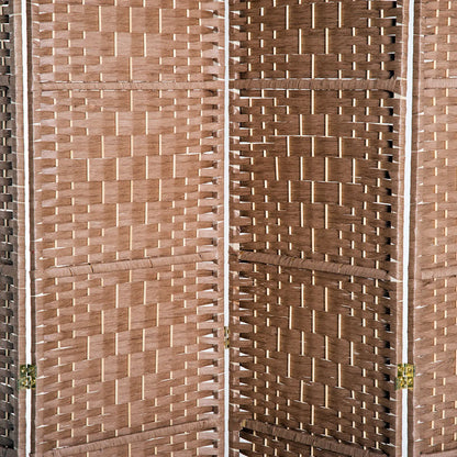 6ft Folding Room Divider, 4 Panel Wooden Frame, Natural Room Dividers at Gallery Canada