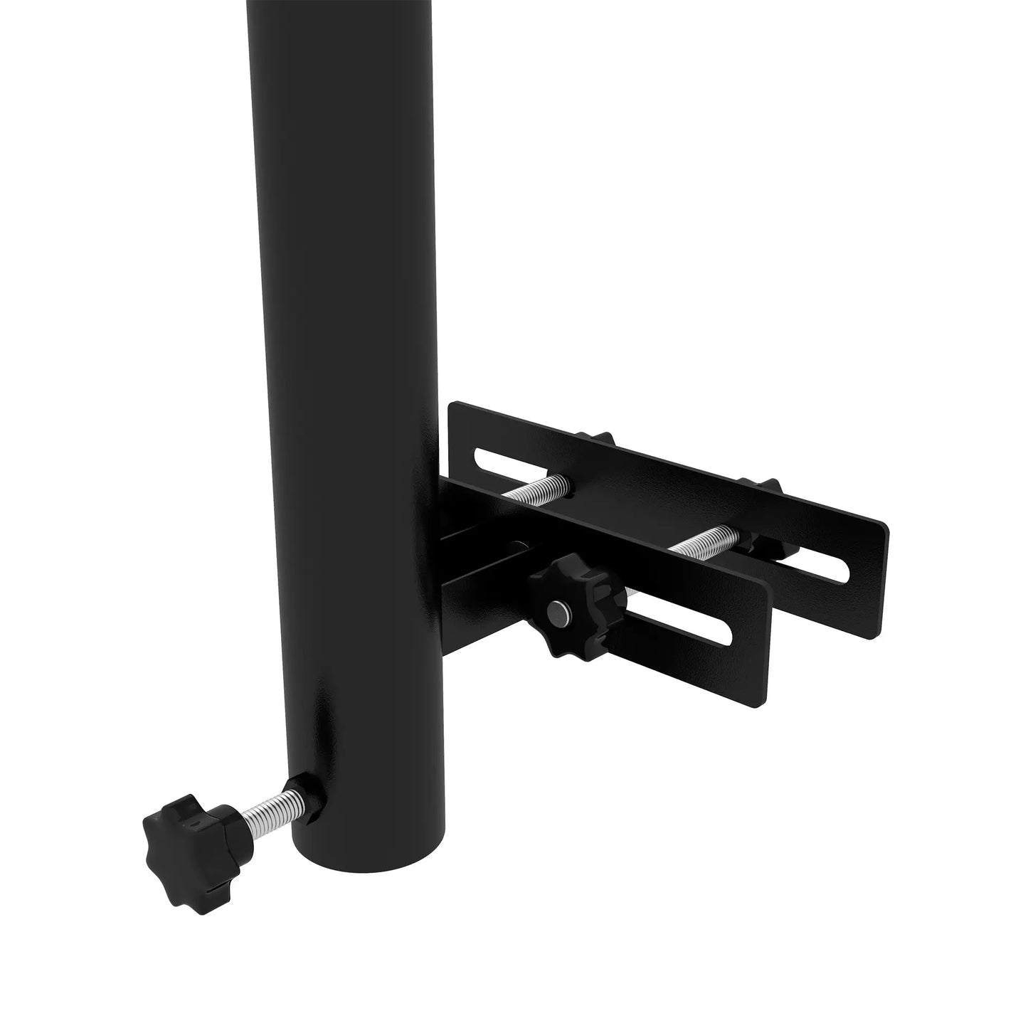 Patio Umbrella Holder Stand, Deck Railing Mount Bracket, Adjustable Clamps, Black Umbrella Bases at Gallery Canada