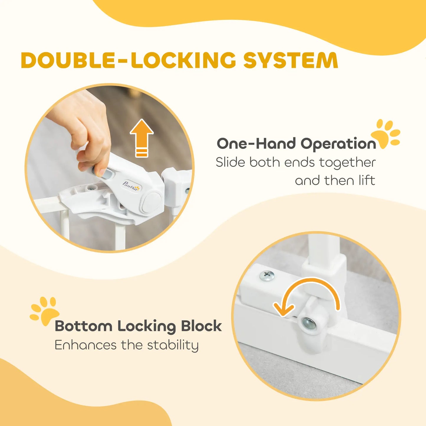 36" Indoor Dog Gate for Doorways, House, Stairs, White Houses, Kennels & Pens at Gallery Canada