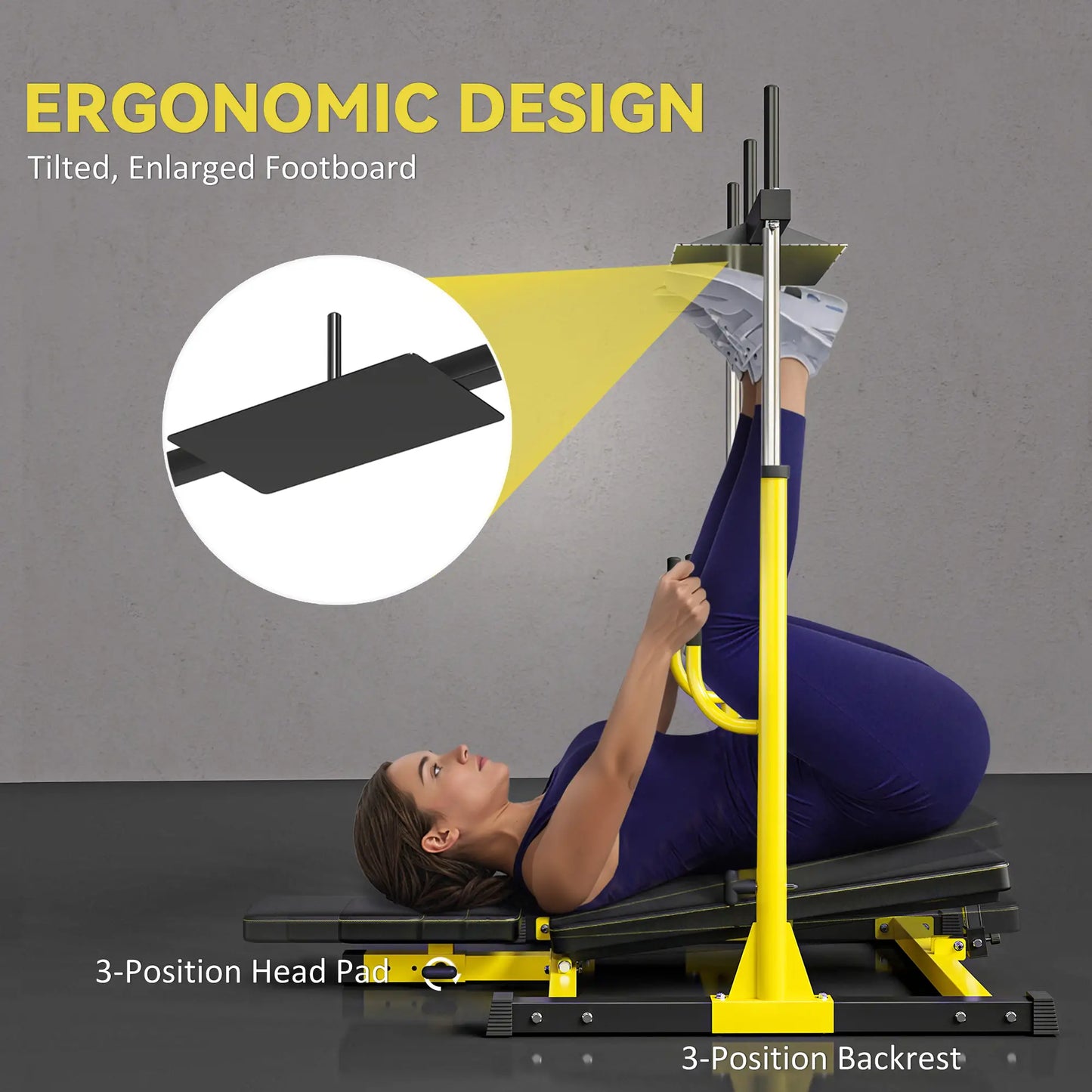 Leg Extension Curl Machine, 2" Olympic Plate Compatible, 660LBS Capacity Strength Training Equipment at Gallery Canada