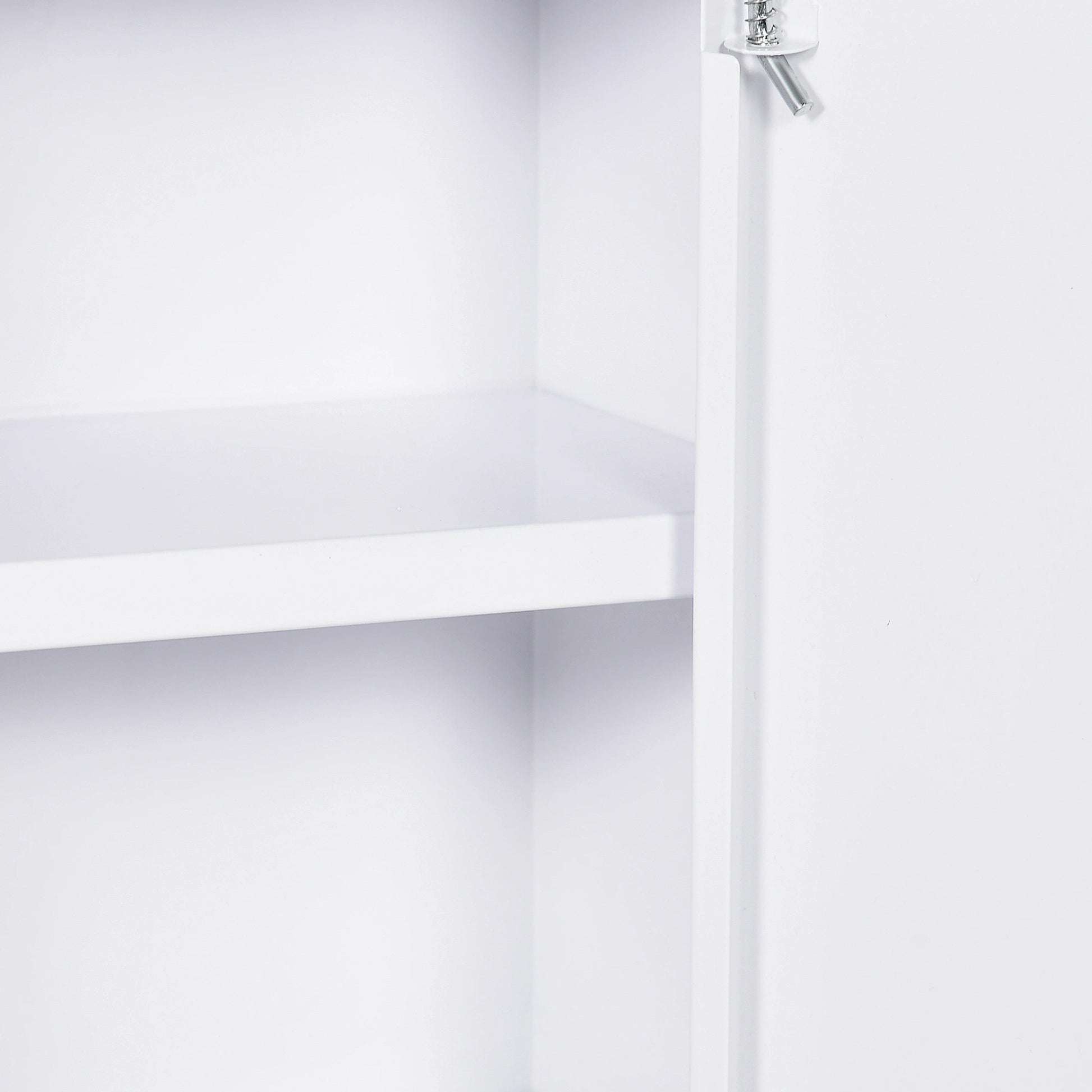 Lockable Medicine Cabinet, 3 Tier Steel Wall Box, 2 Keys, Shelves, White Mirror Medicine Cabinets at Gallery Canada
