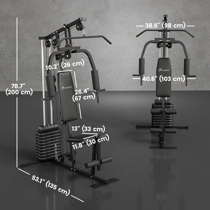 Multifunction Home Gym, 99lbs Weight Stack, Full Body Workout Power Towers at Gallery Canada