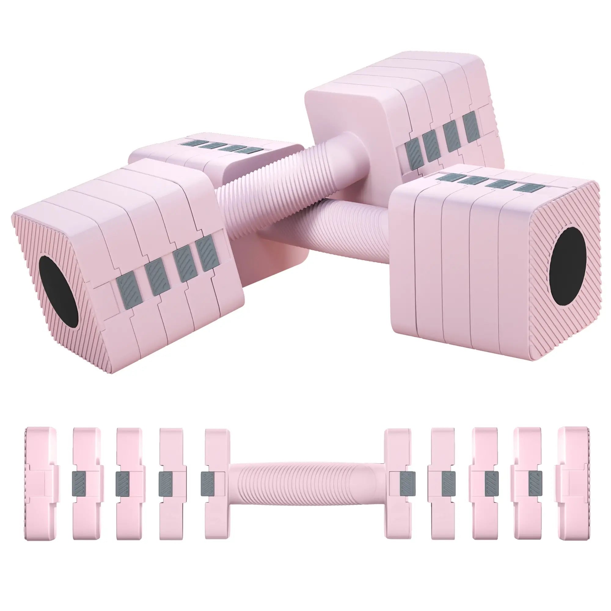 2/4/7/9/11 lb Adjustable Dumbbell Set of 2, 5-in-1 Weights Dumbbells & Barbells at Gallery Canada