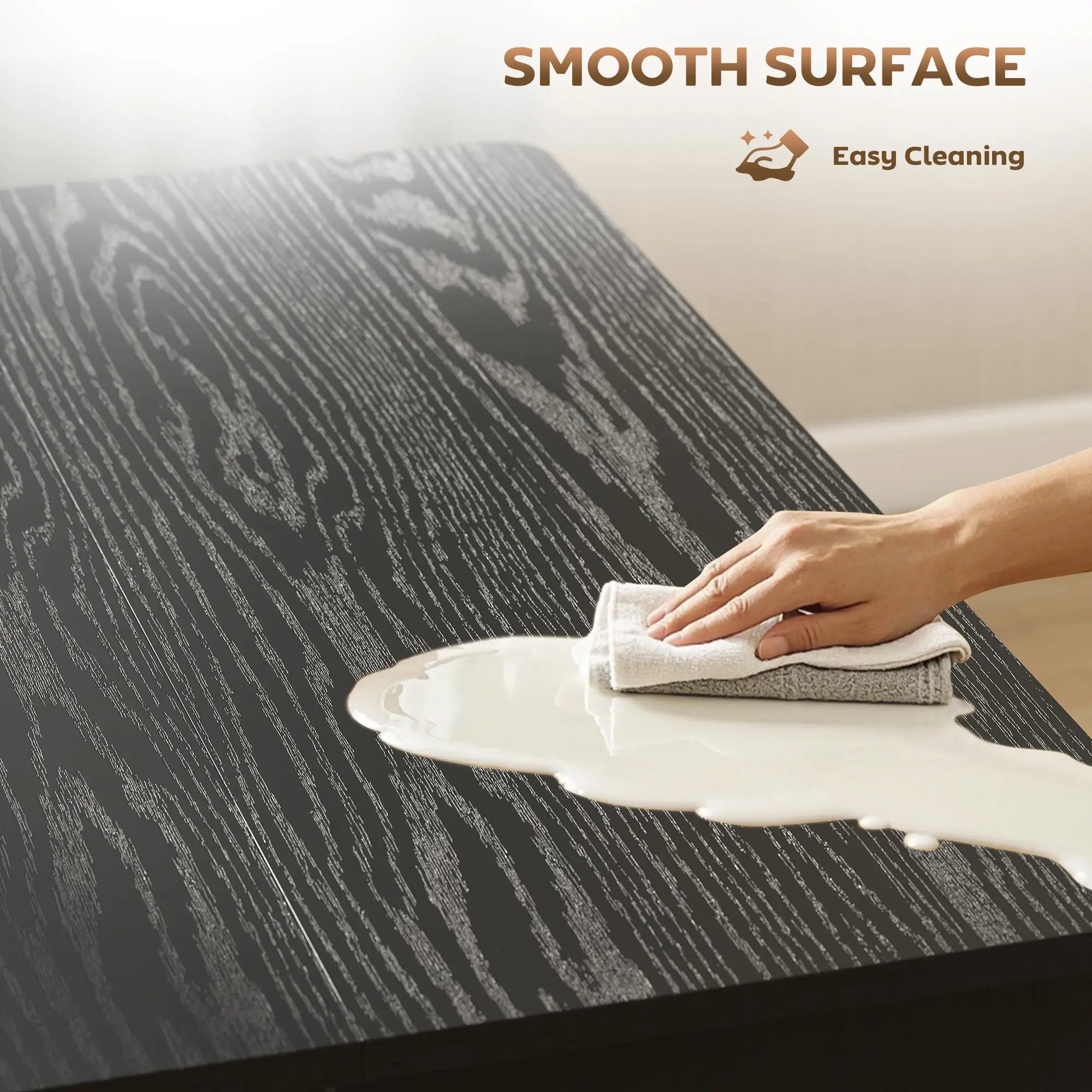 Extendable Dining Table, Expandable Kitchen Table, Seats 6, Distressed, Black Dining Tables at Gallery Canada