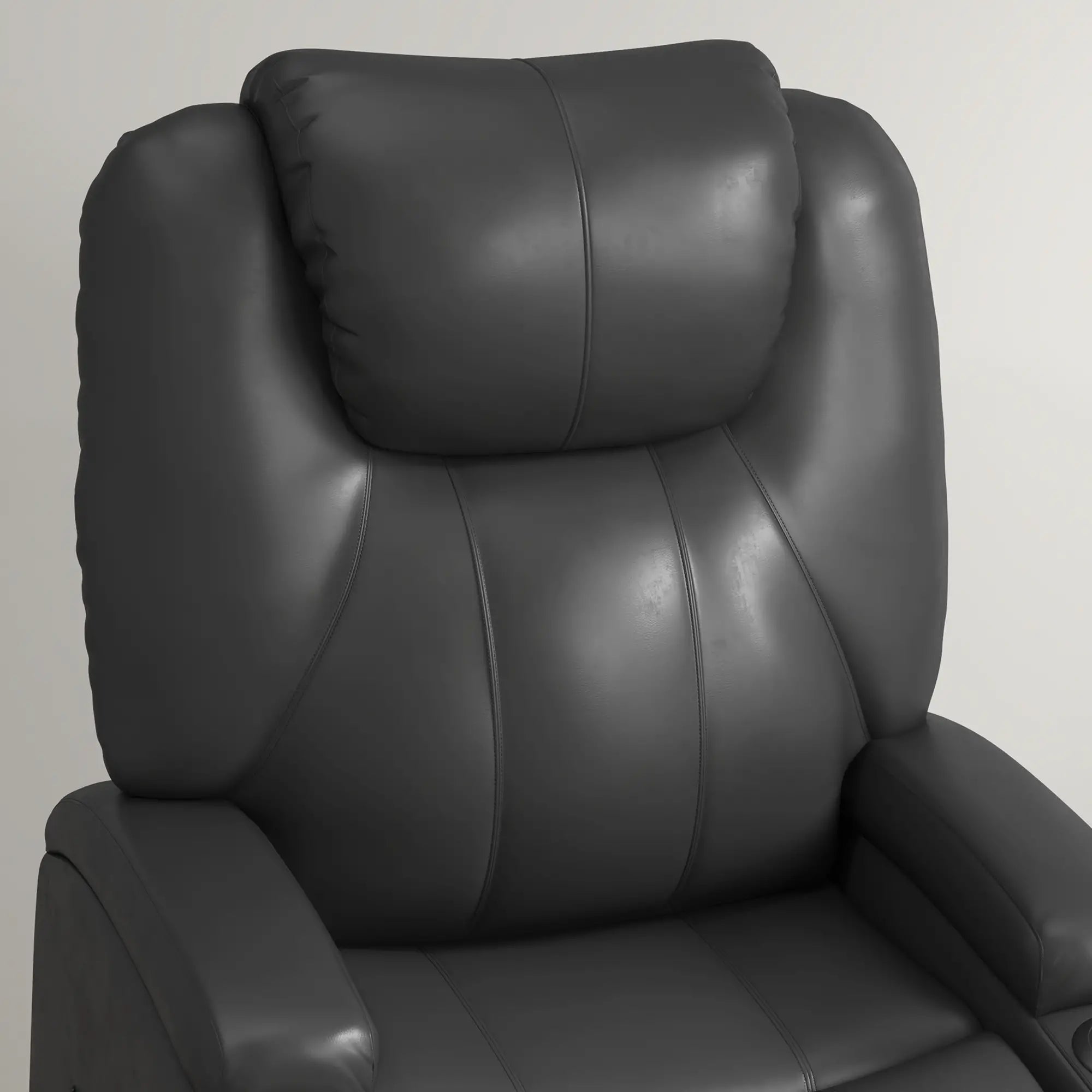 Power Recliner, Electric Lift Chair for Elderly with Footrest, Remote Control, Side Pockets and Cup Holders, Grey Electric Power Lift Chairs at Gallery Canada