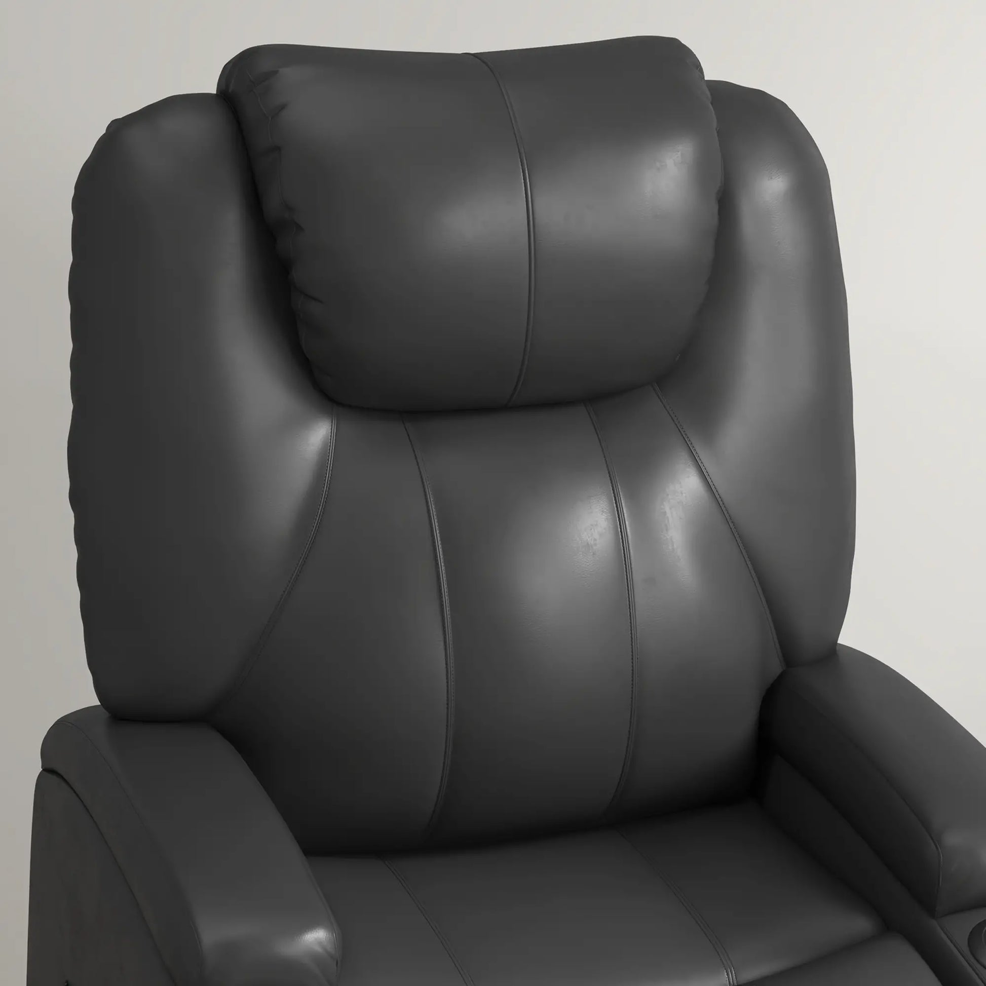 Power Recliner, Electric Lift Chair for Elderly with Footrest, Remote Control, Side Pockets and Cup Holders, Grey Electric Power Lift Chairs at Gallery Canada