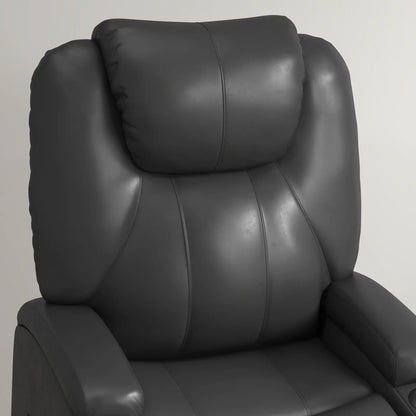 Power Recliner, Electric Lift Chair for Elderly with Footrest, Remote Control, Side Pockets and Cup Holders, Grey Electric Power Lift Chairs at Gallery Canada