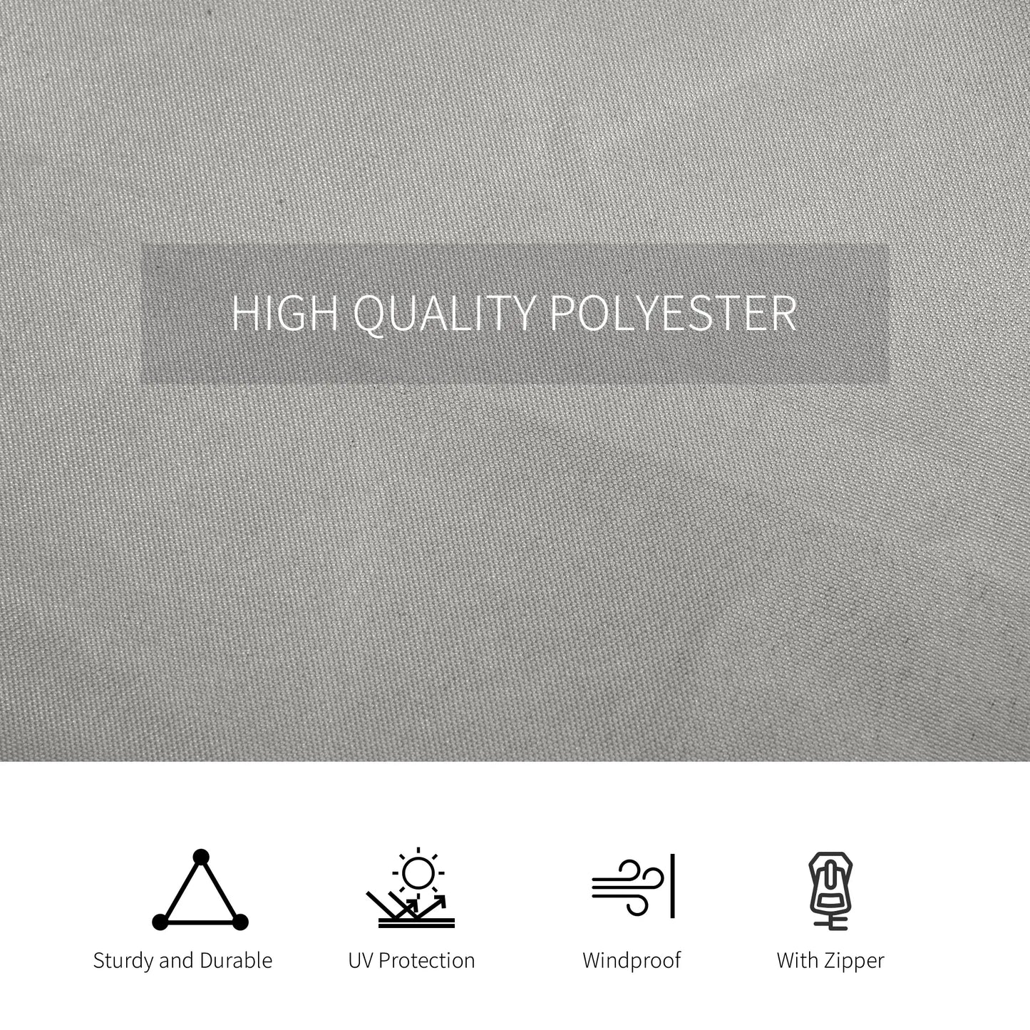 10' x 10' Gazebo Sidewall Set, 4 Panels, Light Grey Gazebo Sidewalls at Gallery Canada