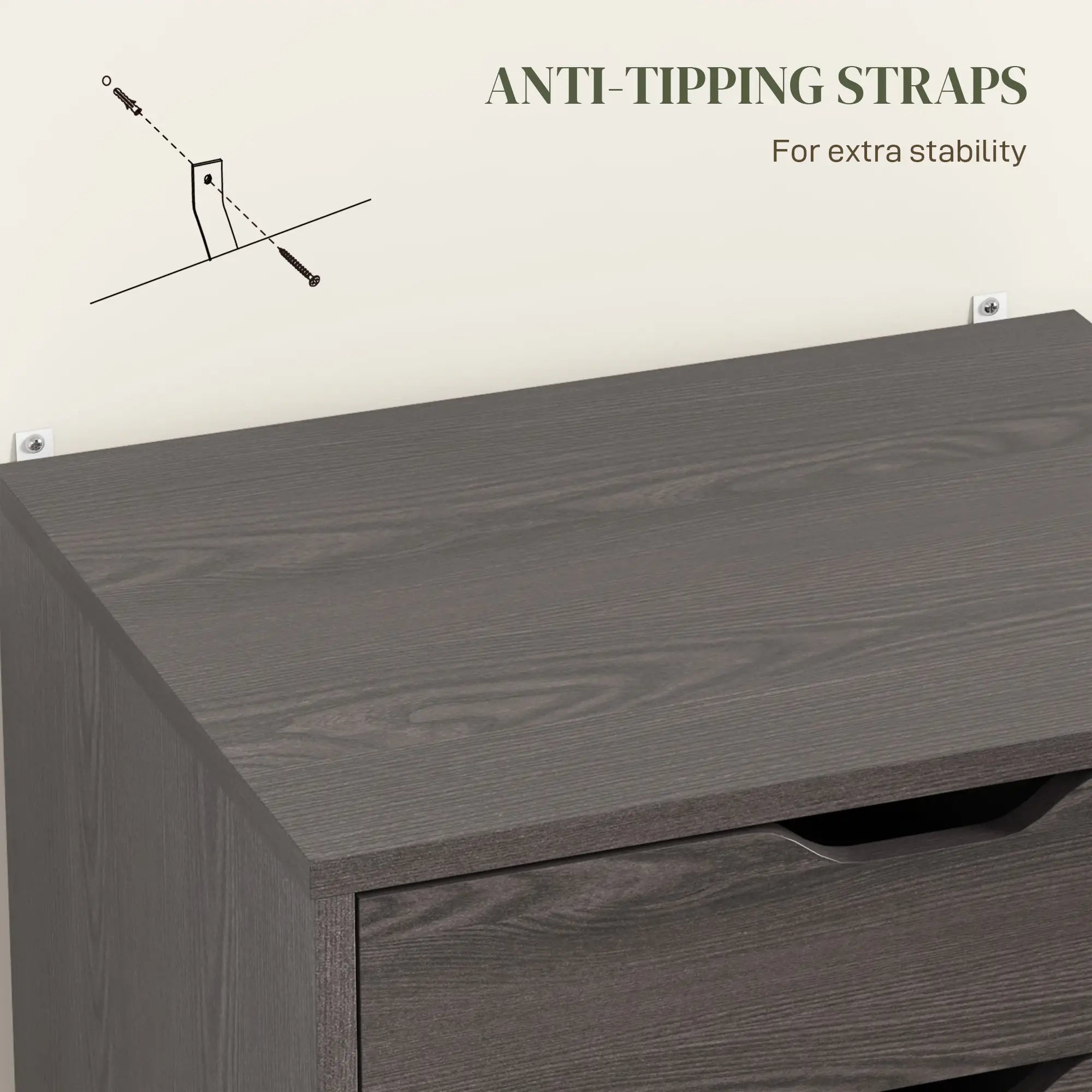 7-Drawer Vertical File Cabinet, 18.7