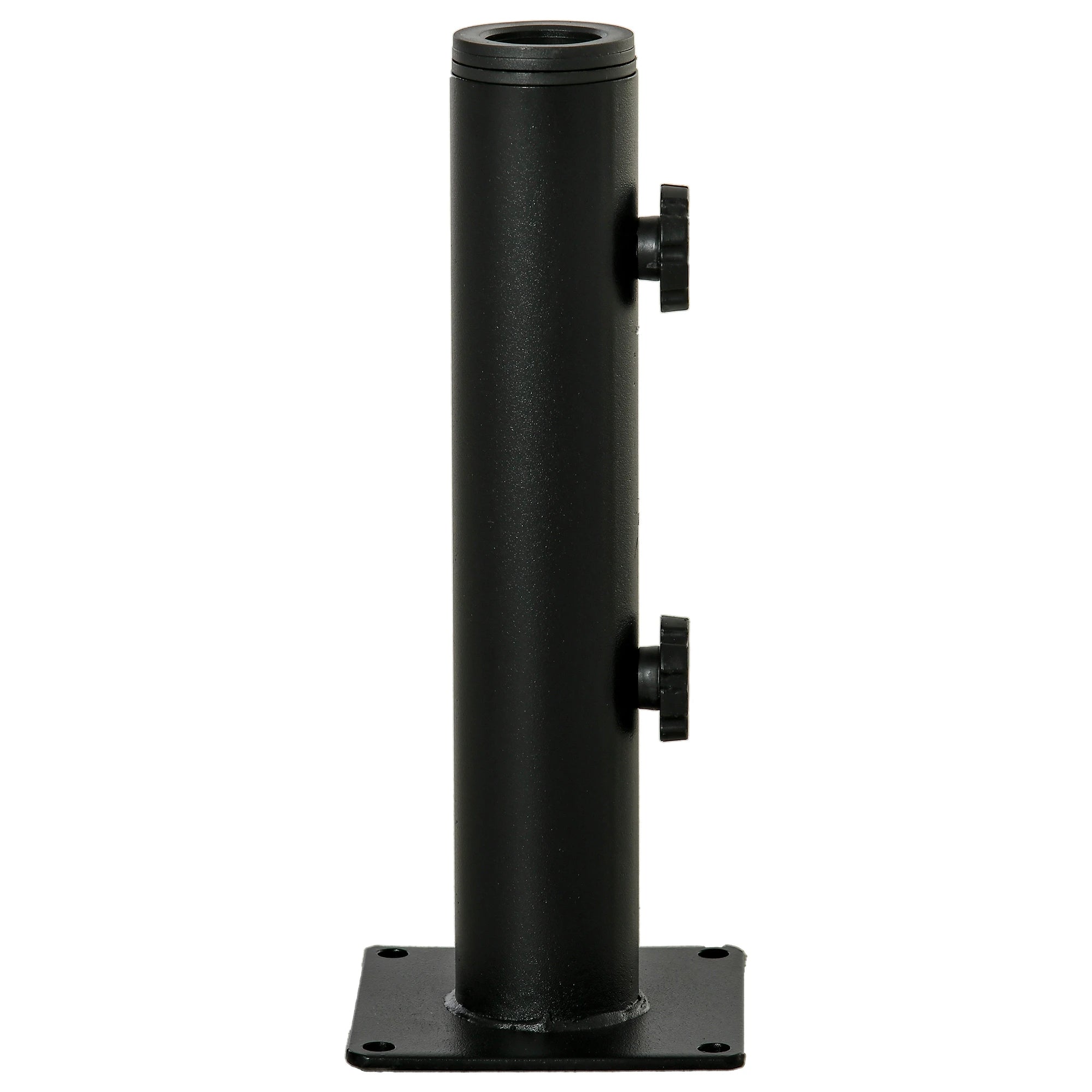 Deck Mount Umbrella Holder, Outdoor Base Stand, Black Umbrella Bases at Gallery Canada