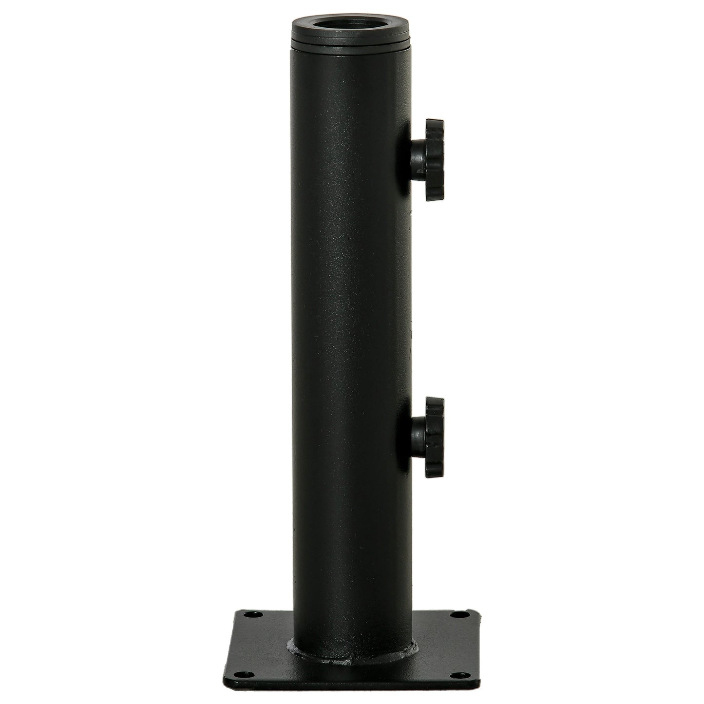 Deck Mount Umbrella Holder, Outdoor Base Stand, Black Umbrella Bases at Gallery Canada