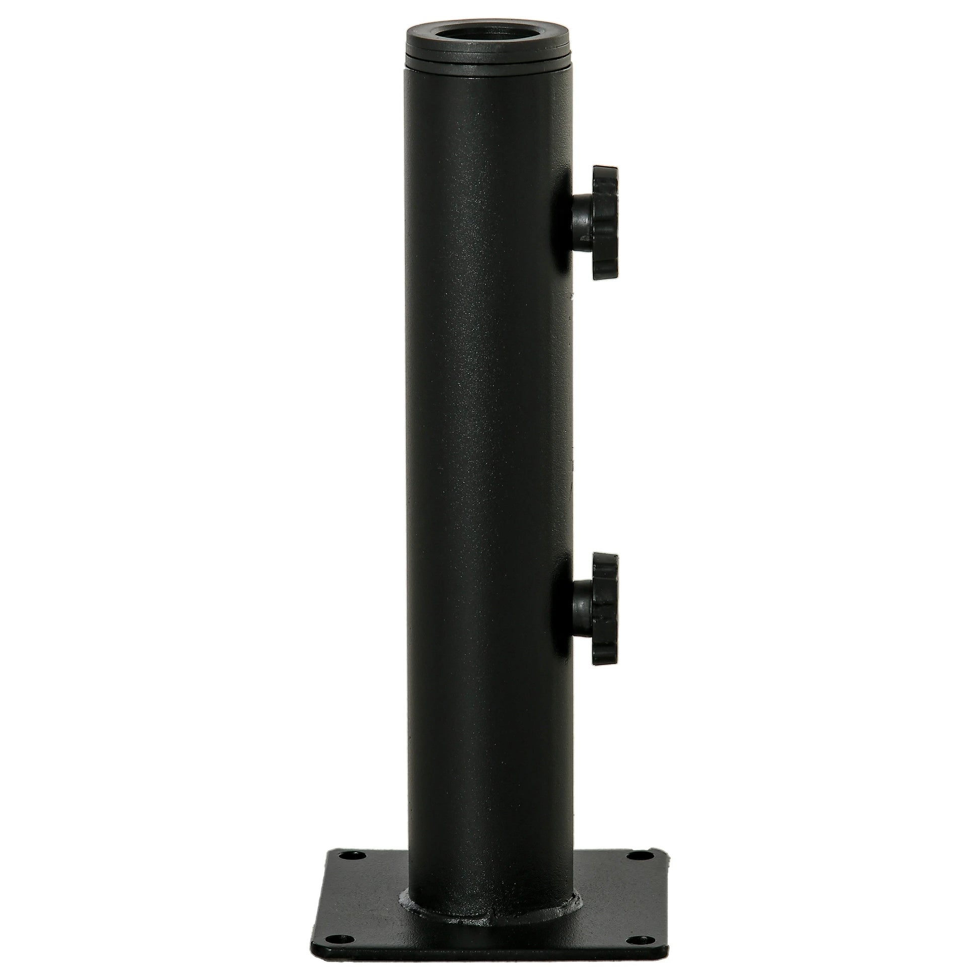 Deck Mount Umbrella Holder, Outdoor Base Stand, Black Umbrella Bases at Gallery Canada