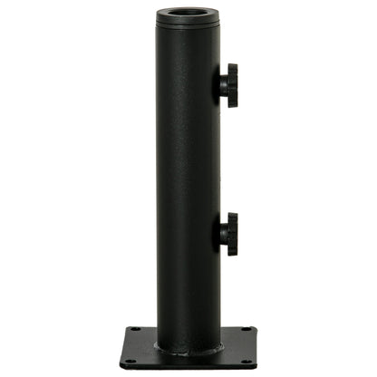 Deck Mount Umbrella Holder, Outdoor Base Stand, Black Umbrella Bases at Gallery Canada