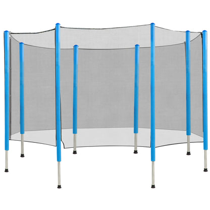 14 FT Trampoline Net Enclosure, 8 Poles, Black Trampolines Black at Gallery Canada