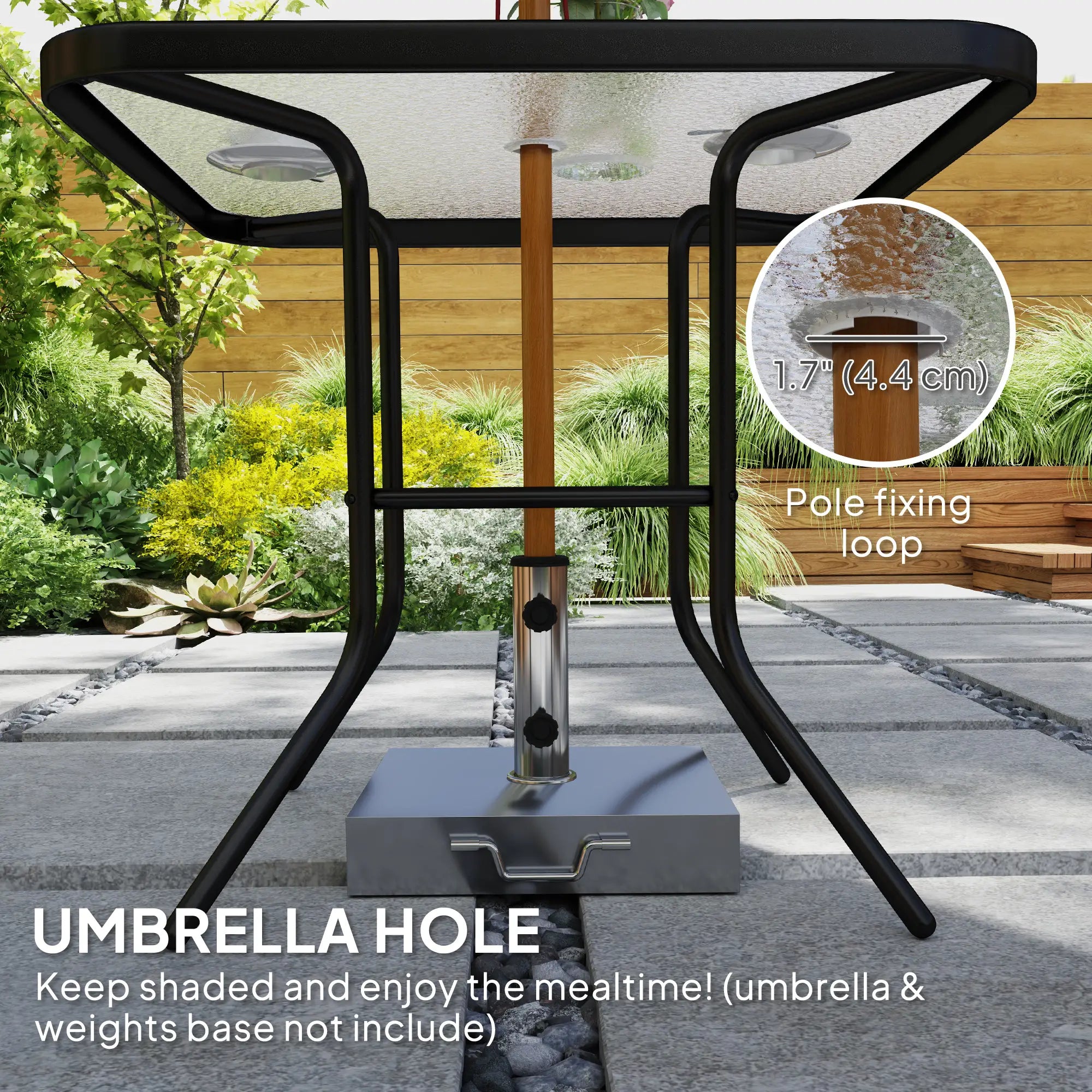 5-Piece Outdoor Dining Set, Glass Top Table, 4 Mesh Chairs, Grey Outdoor Dining Sets at Gallery Canada